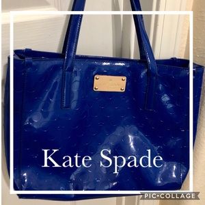Bold Blue Kate Spade Handbag
